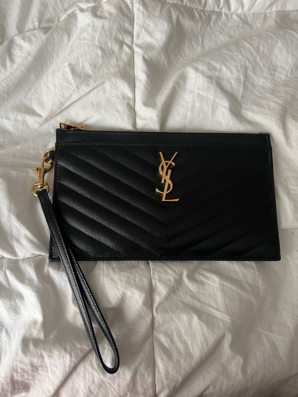 YSL Cassandre Wristlet